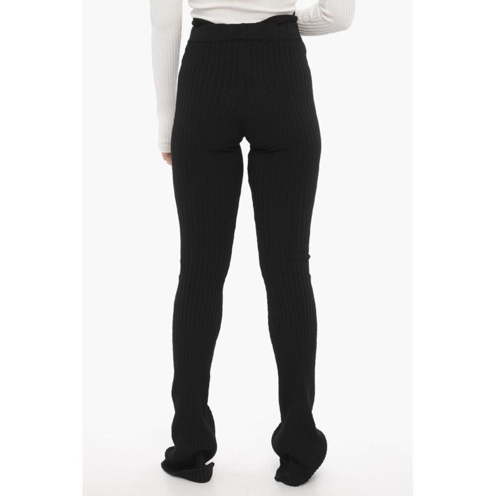 Ribbed Boot-Cut Pants - Picture 5 of 5